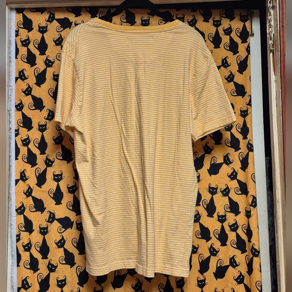 Zipcode Yellow Striped Top - Picture 5 of 7